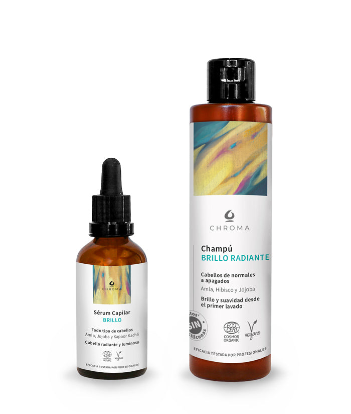 Pack Brillo: Champú + Sérum Capilar