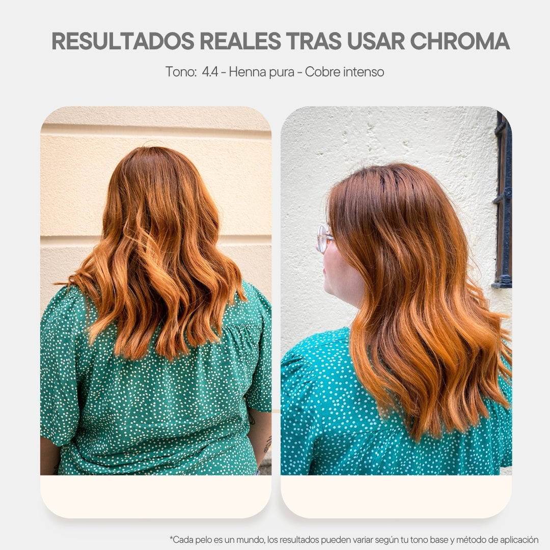 Tinte 4.4 - Cobre Intenso-Henna Pura