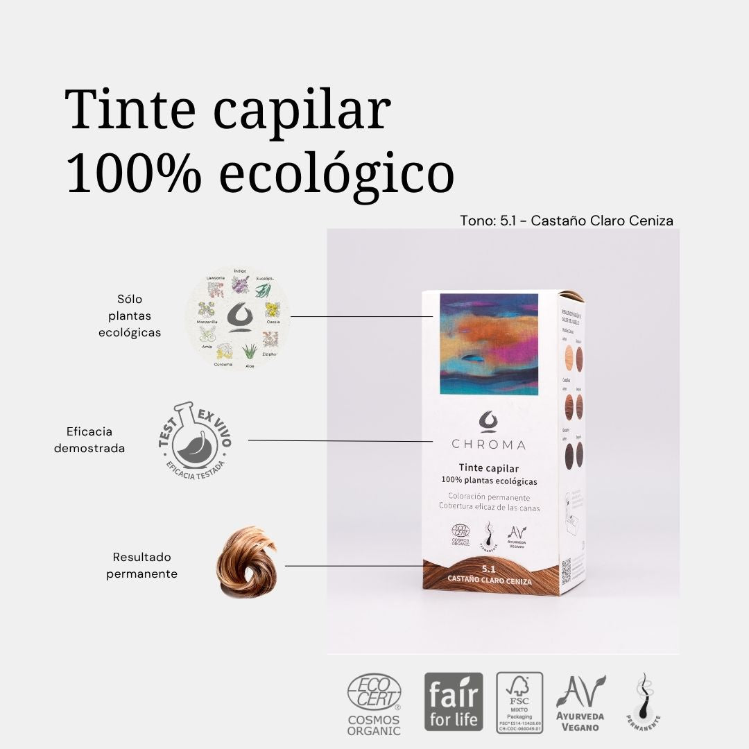 Tinte 5.1 - Castaño Claro Ceniza