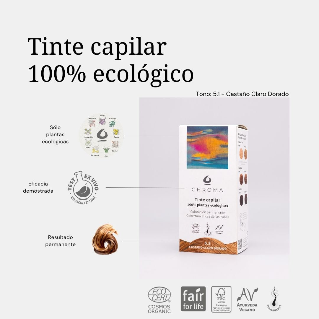 Tinte 5.3 - Castaño Claro Dorado